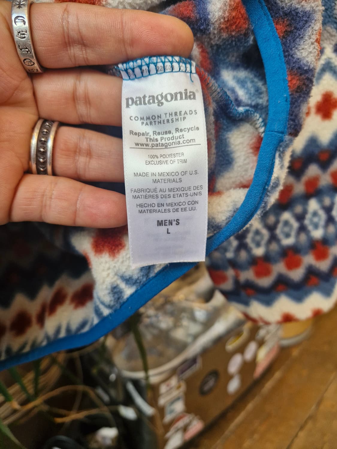 Z-279 파타고니아 신칠라 아즈텍 네이티브  상품이미지7