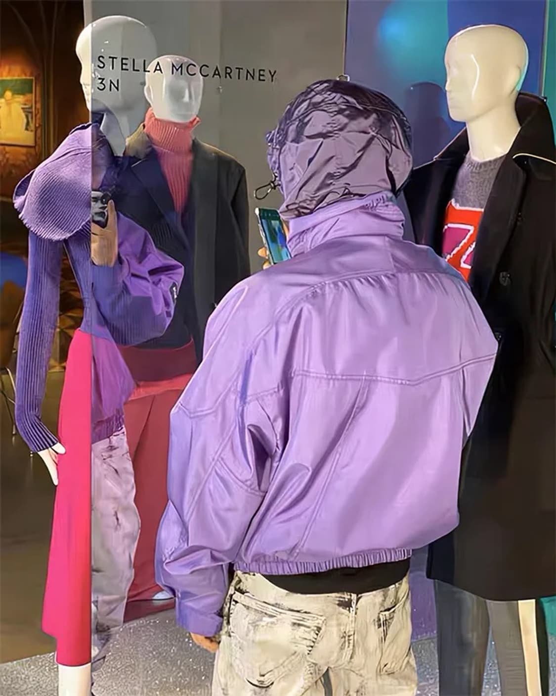 [XL] 마틴로즈 X 나파피리 알로스 자켓 퍼플 상품이미지2