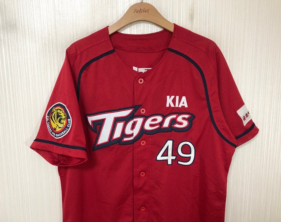 KBO 비젼코리아 기아타이거즈 원정유니폼/져지 110 #49 김진우 상품이미지2