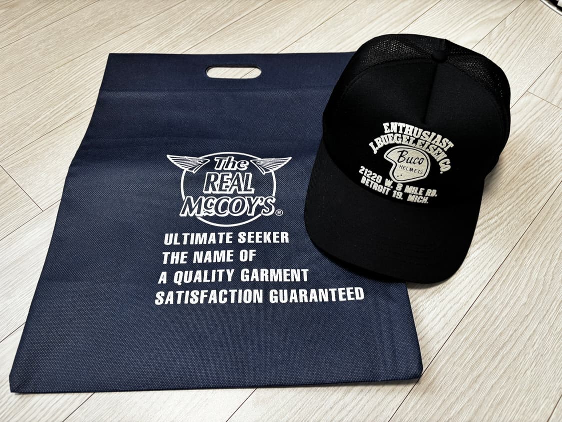 리얼맥코이 부코 메쉬캡 팝니다 상품이미지1