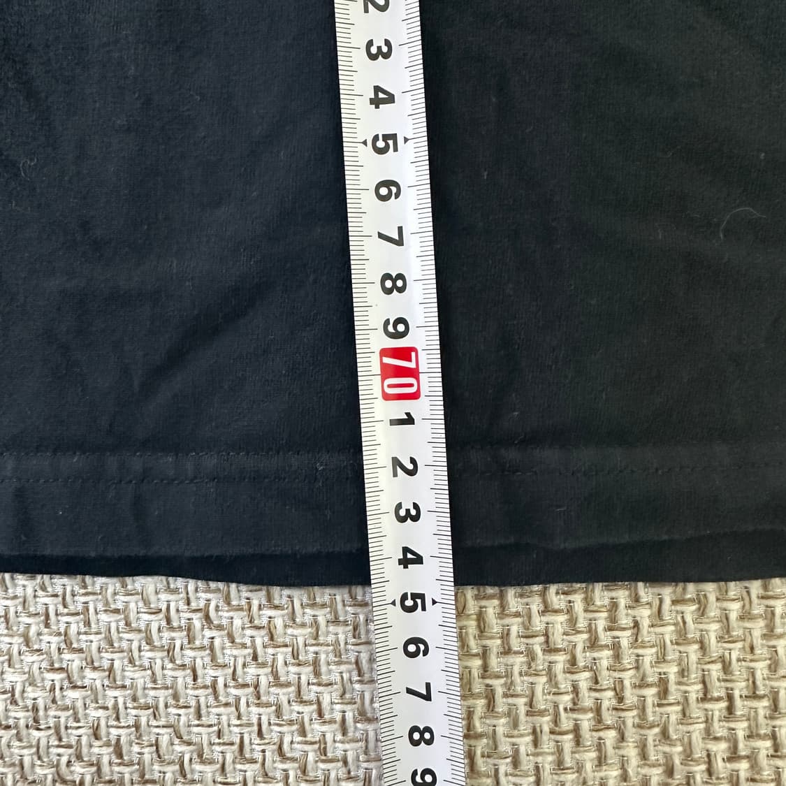 L 빈티지 프린팅 블랙 반팔티 0410D 상품이미지6