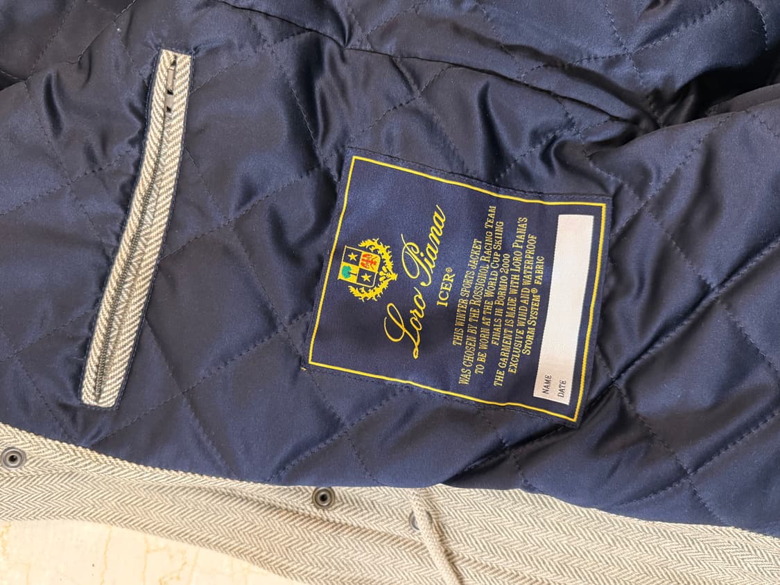 로로피아나 아이서 자켓 캐시미어 해링본 상품이미지5