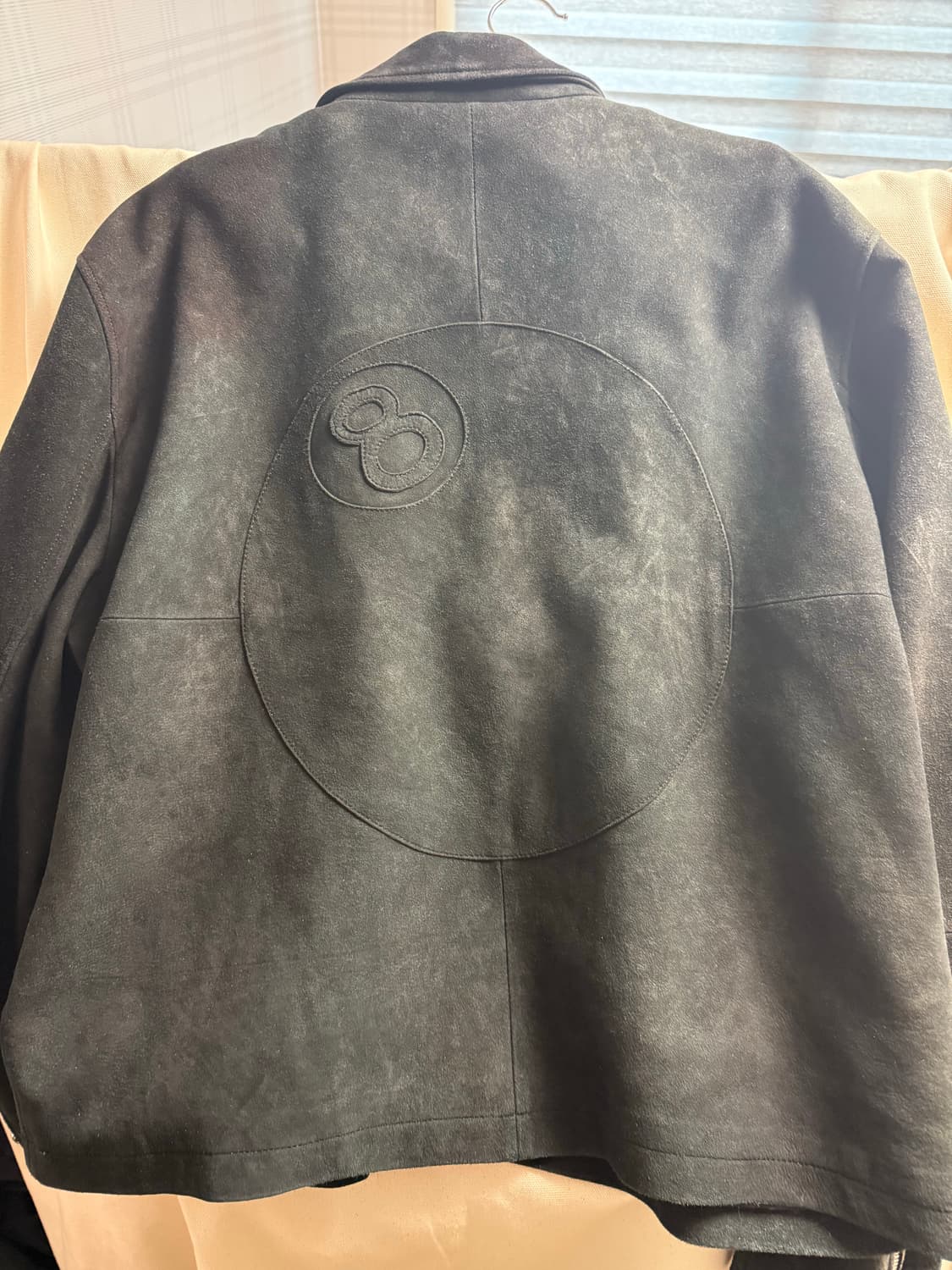 스투시 8볼 스웨이드 빙 자켓 XL 상품이미지3