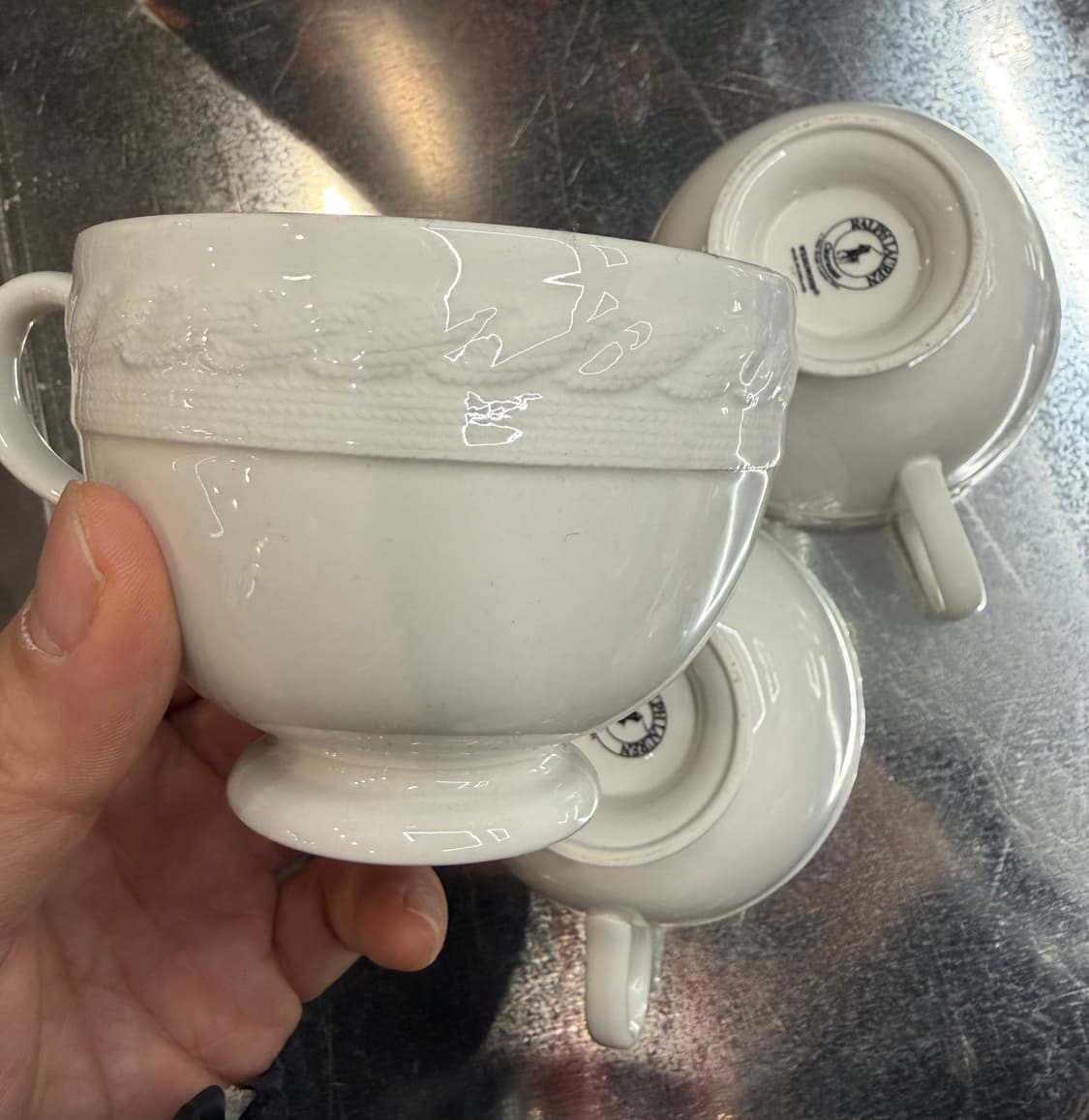 폴로 랄프로렌 웨지우드 made in england 커피잔 세트 상품이미지2