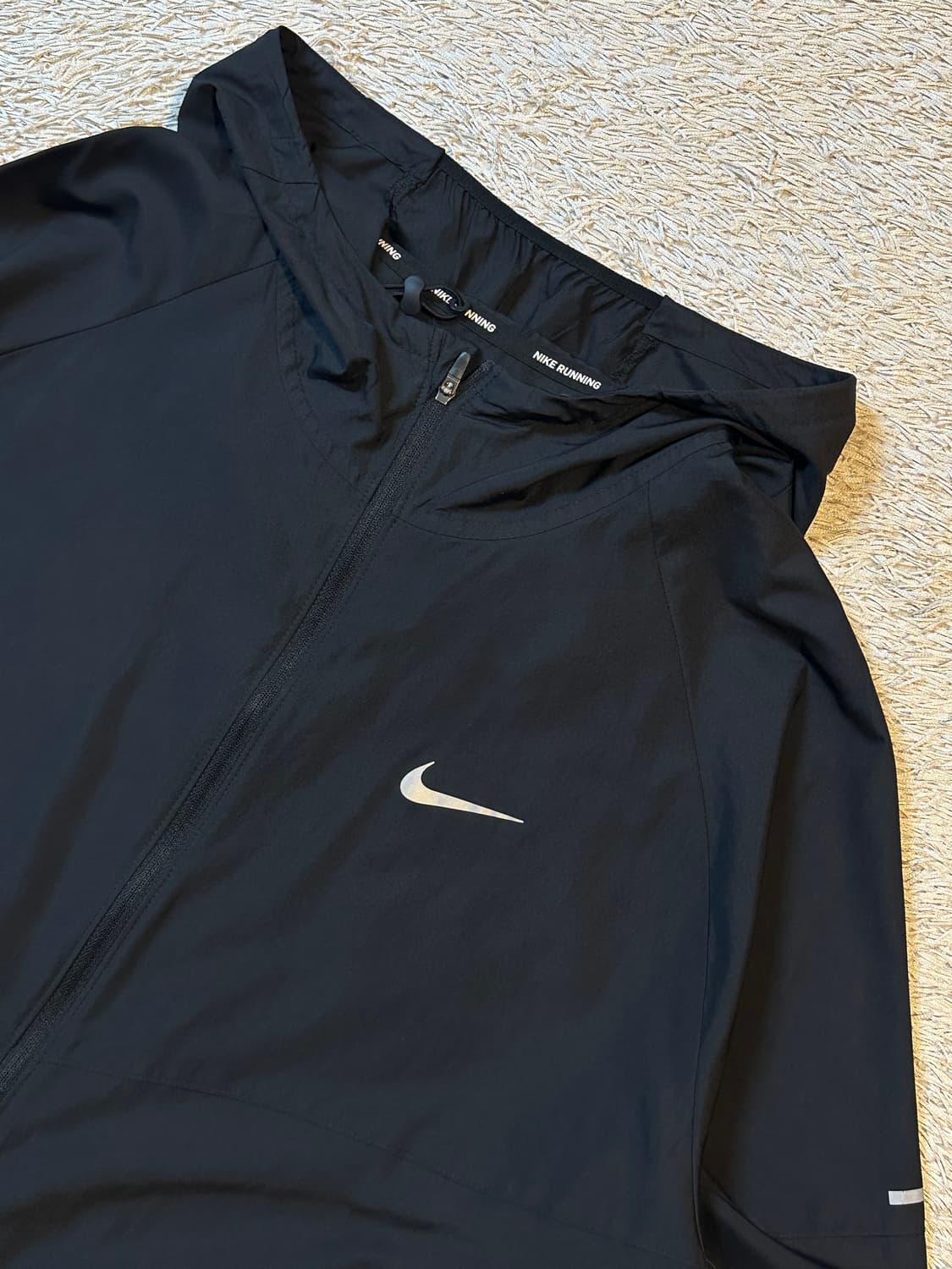 나이키 NIKE 리펠 마일러 러닝 후드 바람막이 자켓 블랙 상품이미지2