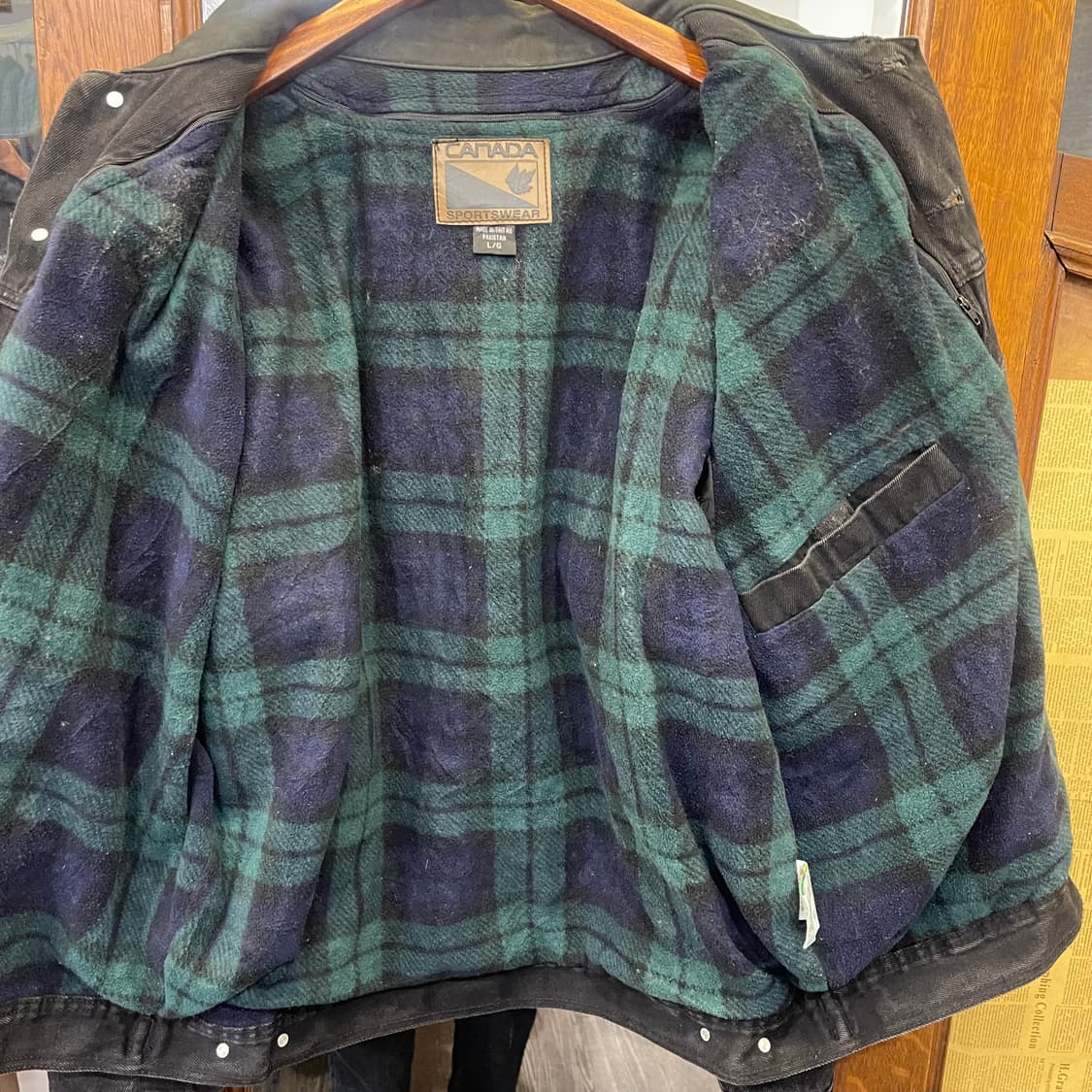 90's CANADA denim work jacket 상품이미지4