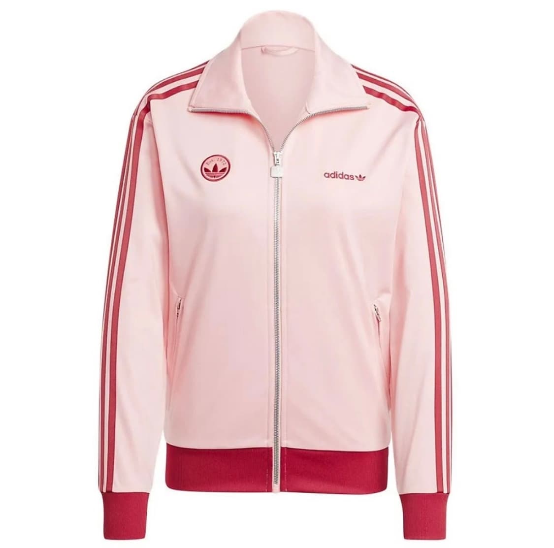 아디다스 파이어버드 배지 트랙탑 세미 핑크  상품이미지2