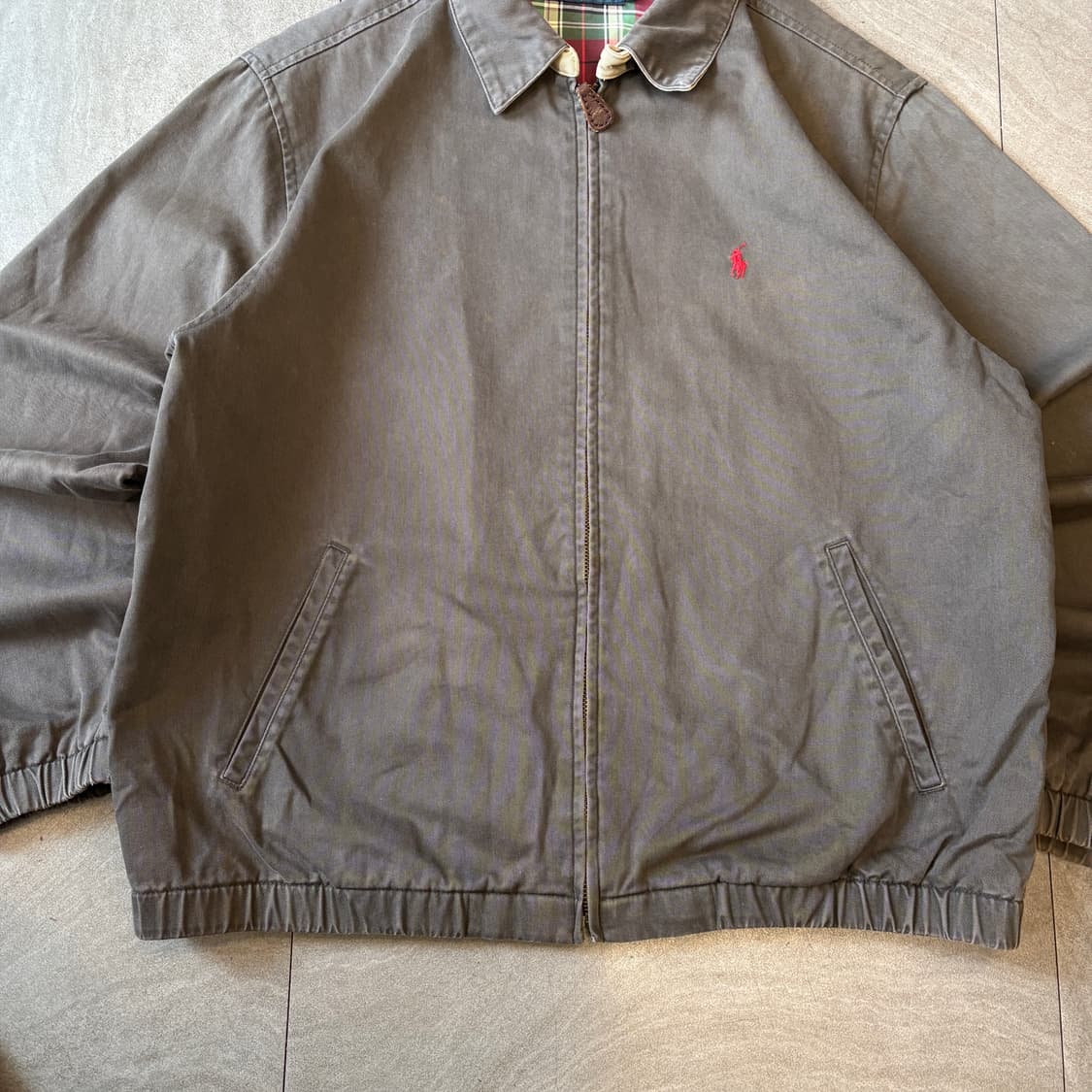 폴로 정품 그레이 스윙톱 자켓 상품이미지2