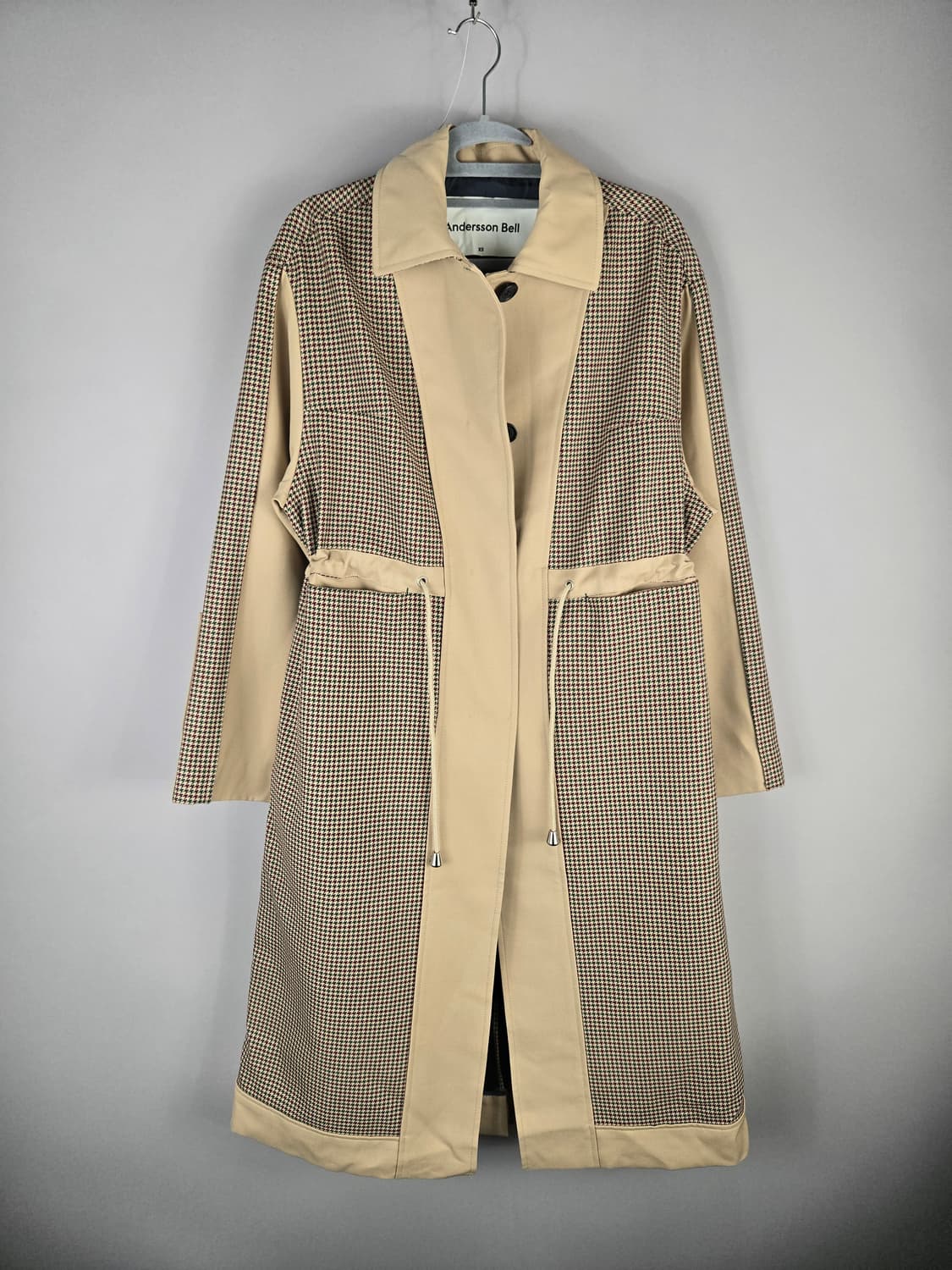 [무료배송]앤더슨벨 XS 여성 오버핏 울 혼방 싱글 트렌치코트 상품이미지8