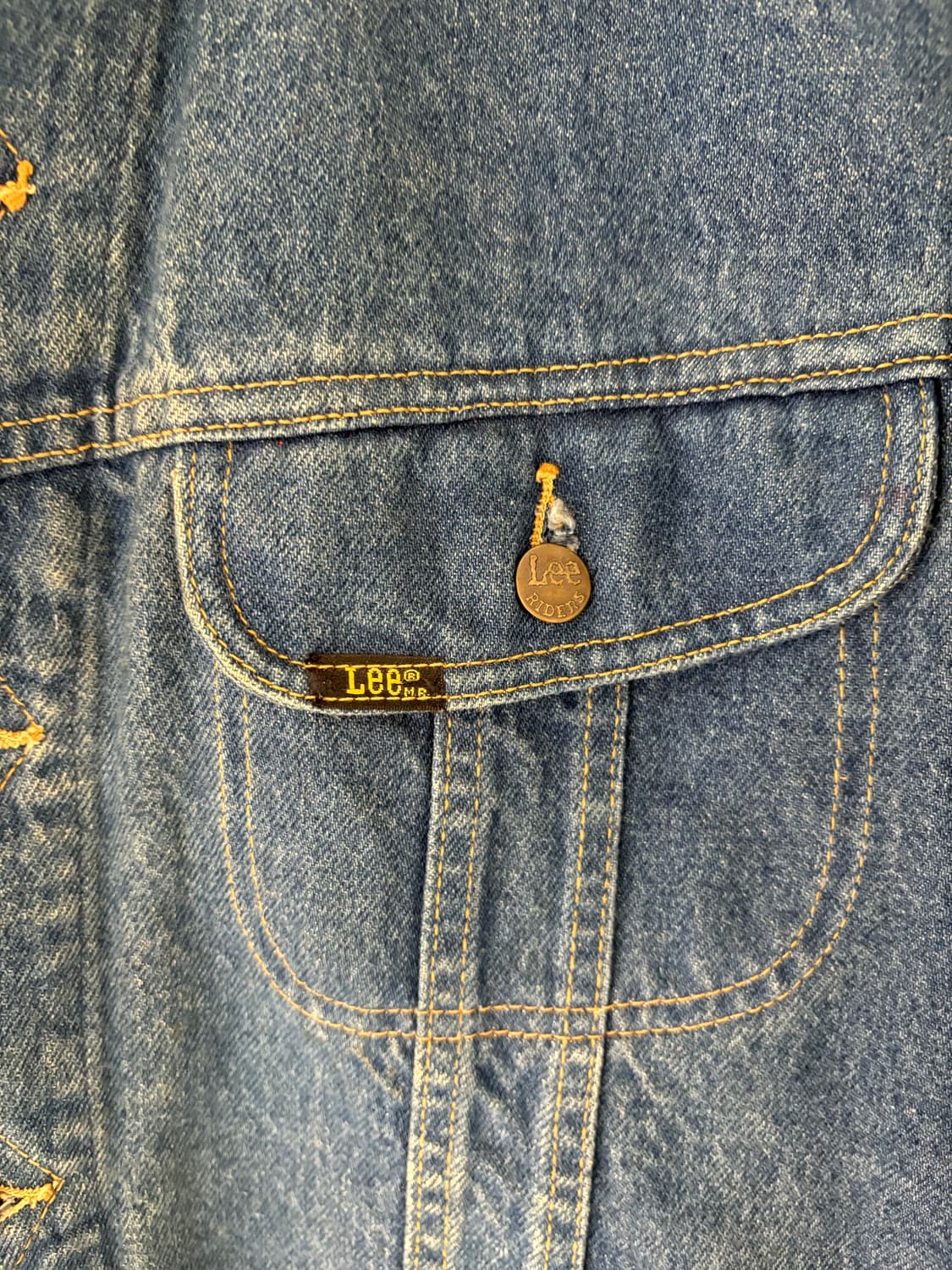 80's LEE Patd-153438 Denim Trucker JK 상품이미지4