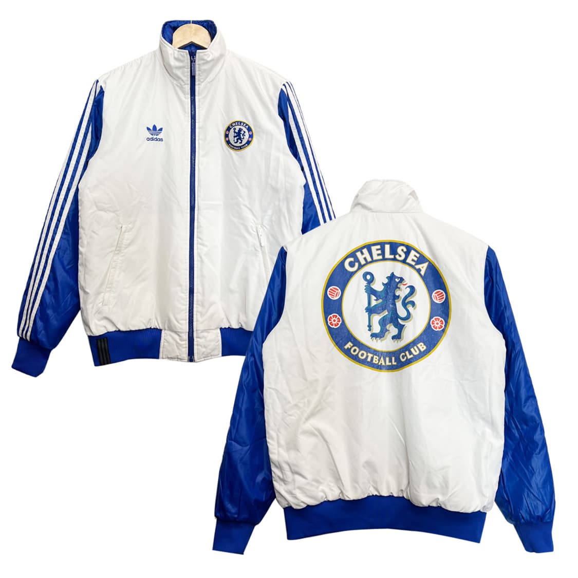 아디다스 첼시 빅로고 리버시블 패딩 점퍼 100 상품이미지1