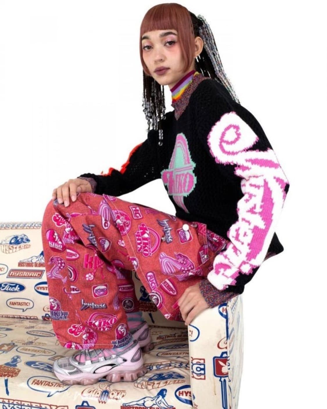 Kiko Kostadinov 콜라보 스커트 레이어드 팬츠 상품이미지1