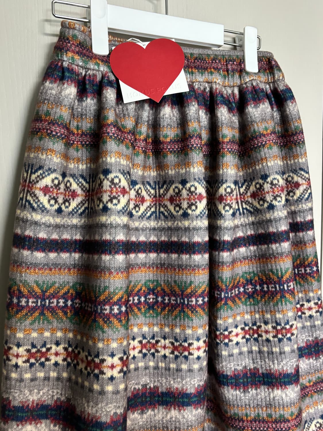 호쿠스포쿠스 노르딕 패턴 볼륨스커트 / 정가 109,000 상품이미지3