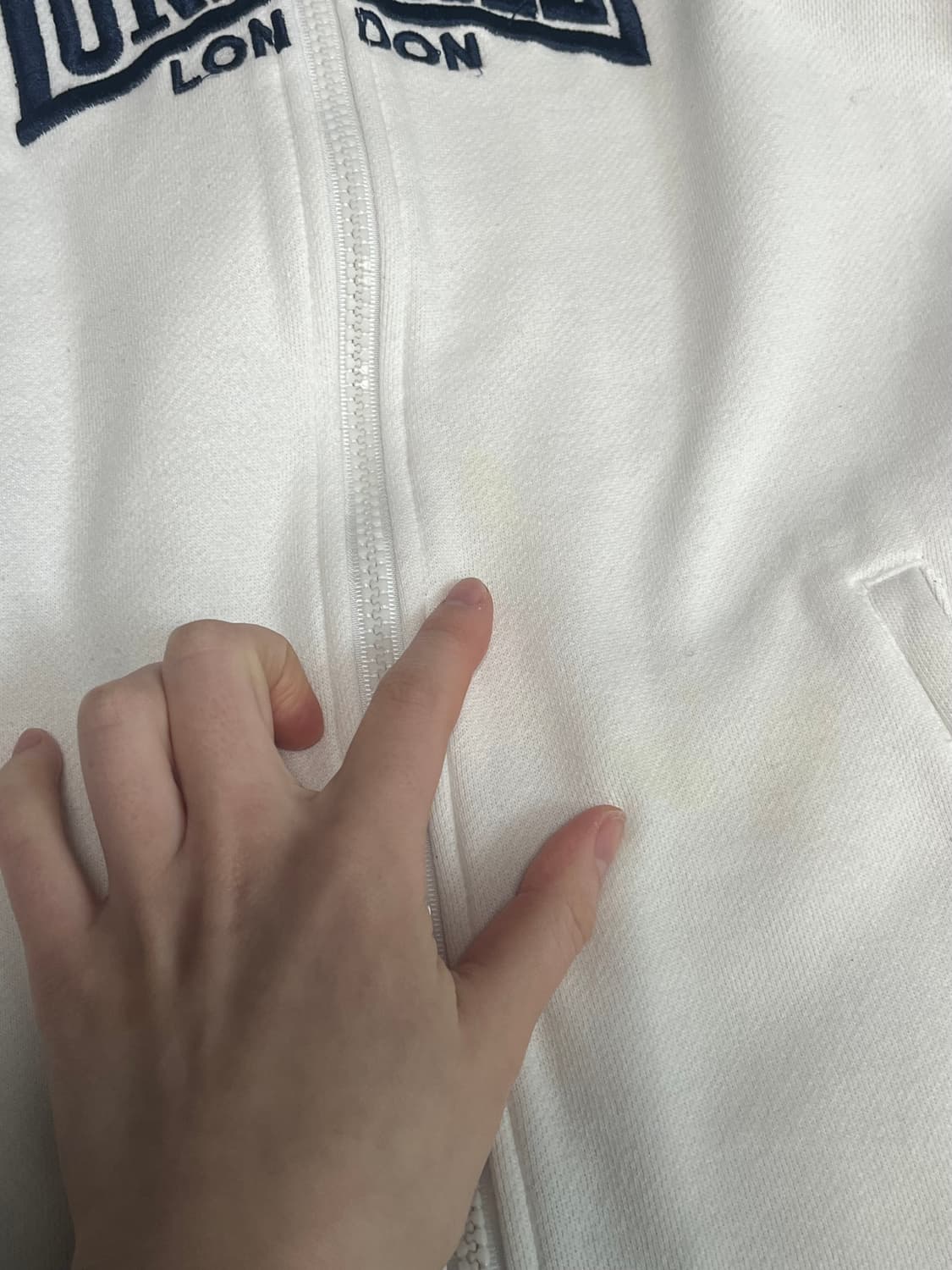 y2k lonsdale pastel hood zip-up 상품이미지9