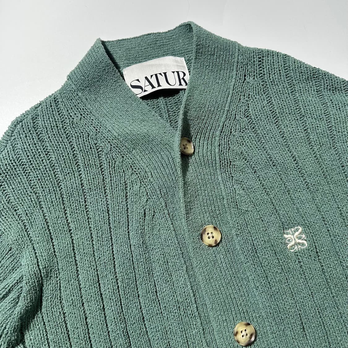 Satur 세터 파로 오버사이즈 부클 가디건 상품이미지3