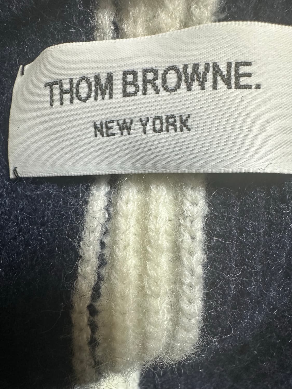 Thom Browne 네이비 후드 울가디건 정품 상품이미지7
