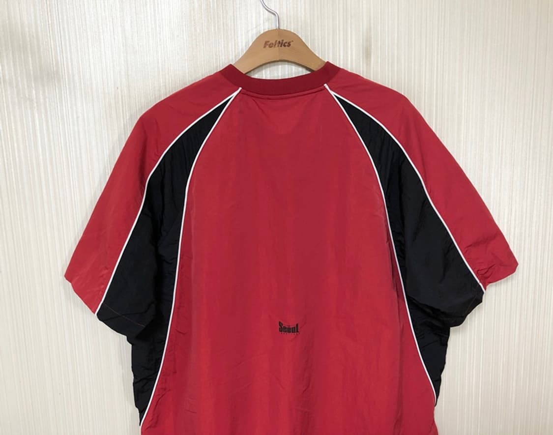 1993스튜디오XFC서울 파이핑 나일론 풀오버 레드 M 상품이미지9