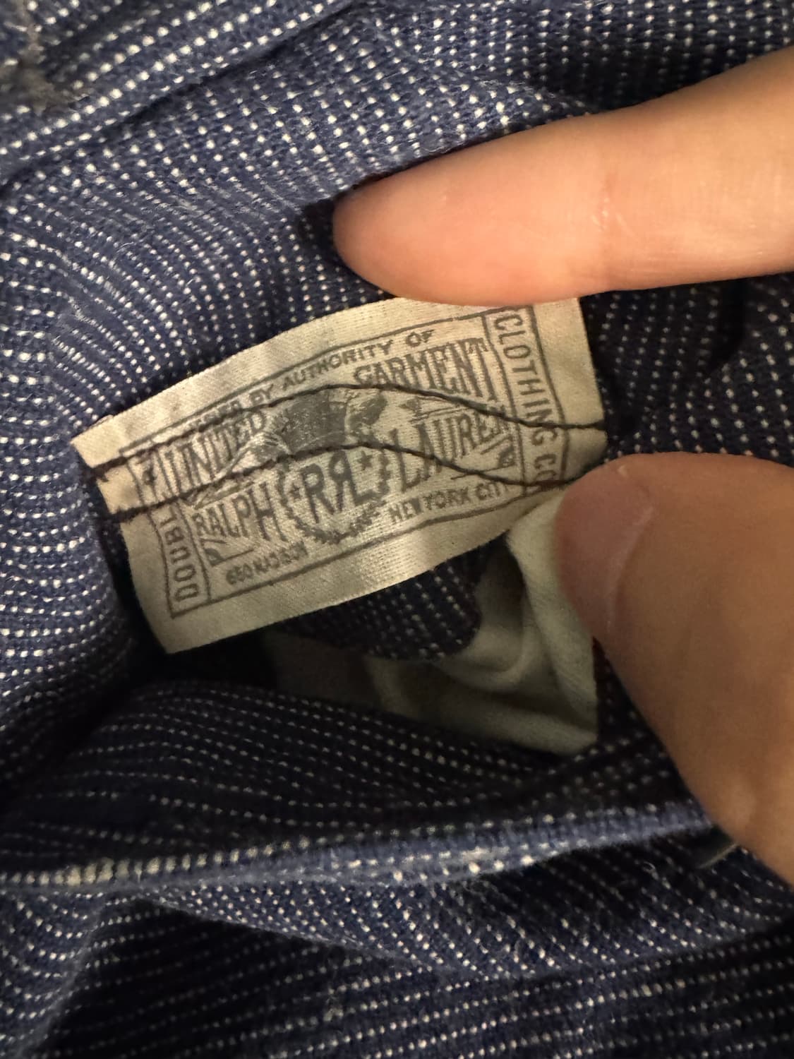 RRL 더블알엘 인디고 블루 와바시 오피서 팬츠 32 상품이미지9