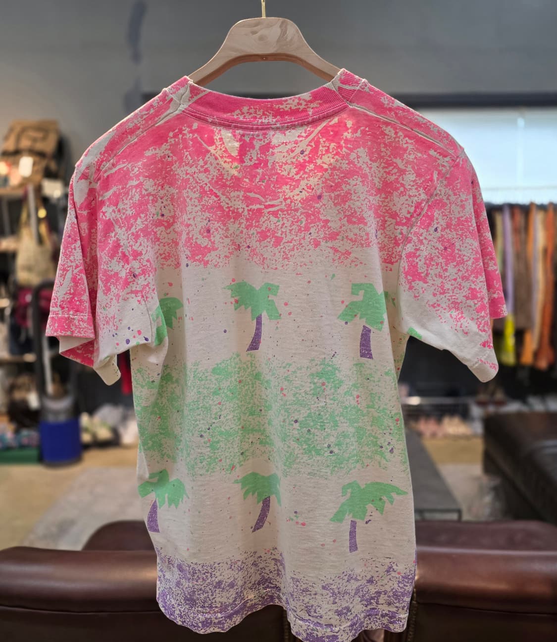 Fruit of the Loom USA 빈티지  팜트리 티셔츠 희소그래픽 상품이미지4