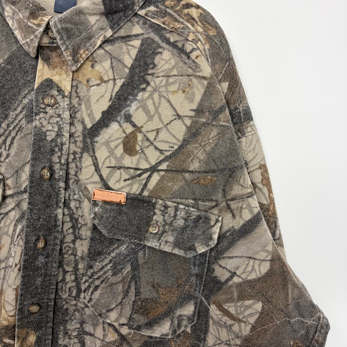 울리치 리얼 트리 패턴 프란넬 셔츠 상품이미지3