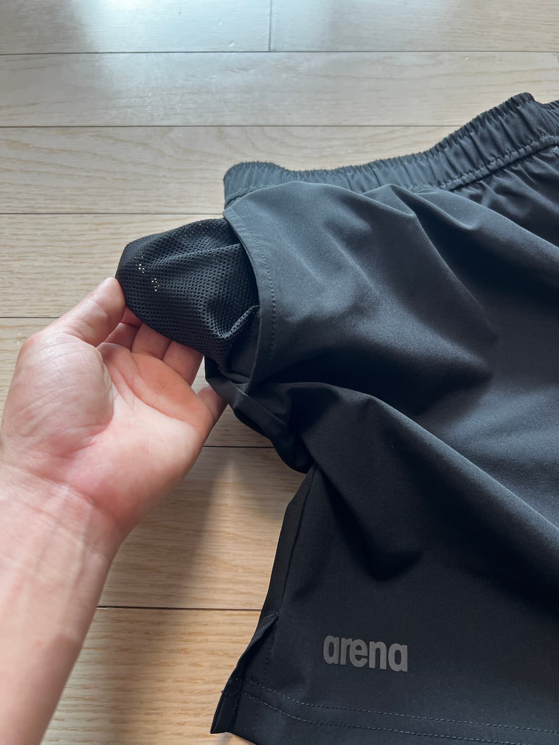 아레나 남성 블랙 수영복 100 상품이미지8