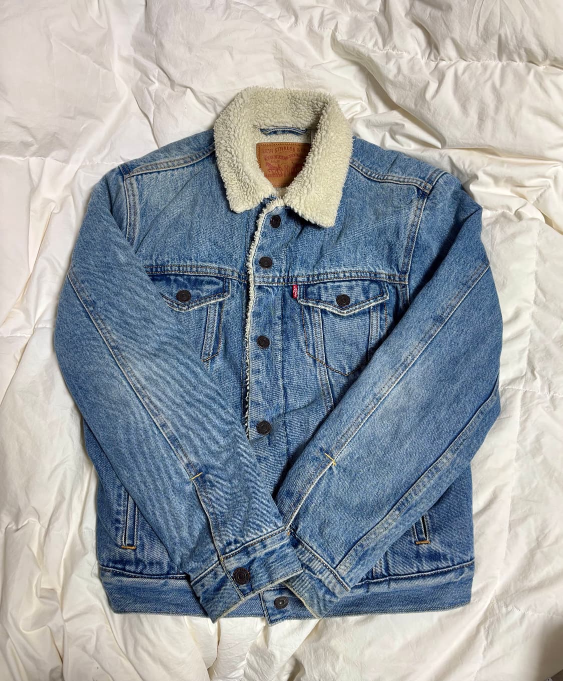 (착샷O) 리바이스(Levi's) 쉐르파 양털 데님 청자켓 상품이미지1