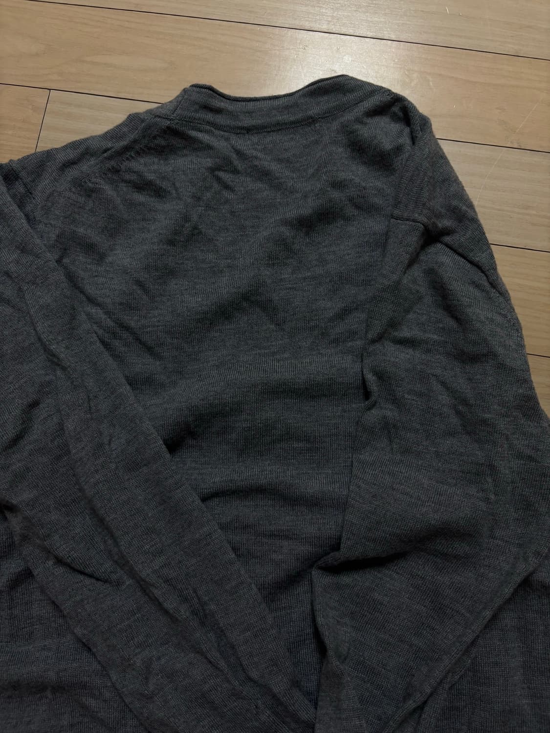 헤지스 남성 가디건 그레이100 상품이미지3