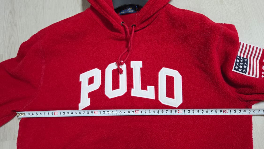 (착샷) 폴로 랄프로렌 USA 플리스 후드 티셔츠 상품이미지7