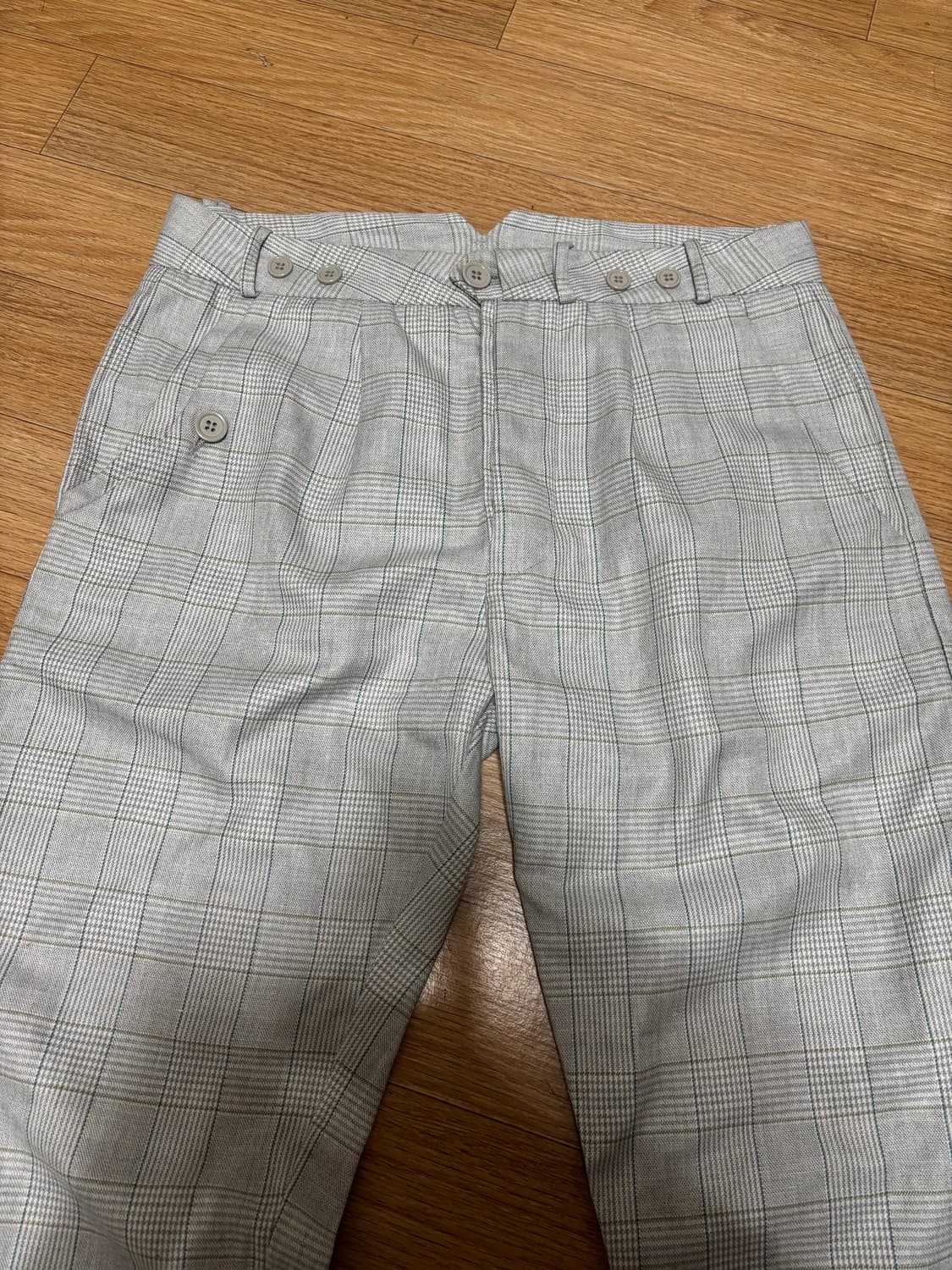 디젤 체크무늬 슬랙스 바지 상품이미지5