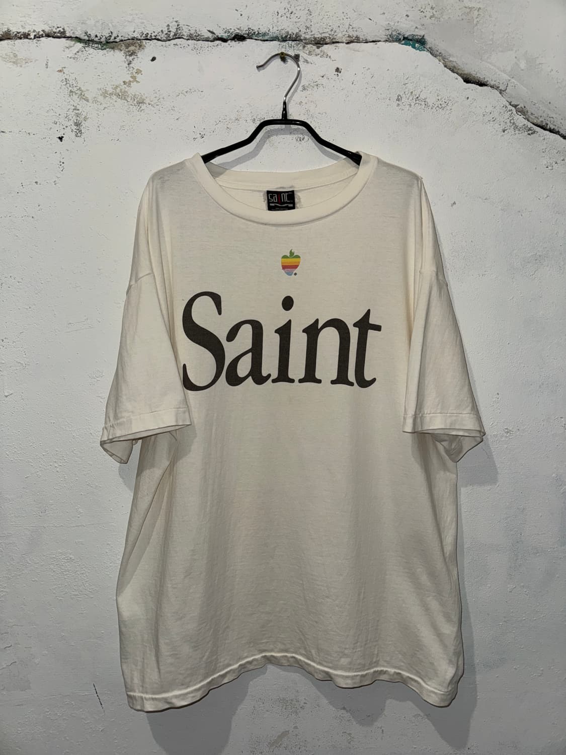 세인트미카엘 23SS 애플 오마주 티셔츠XL 상품이미지1