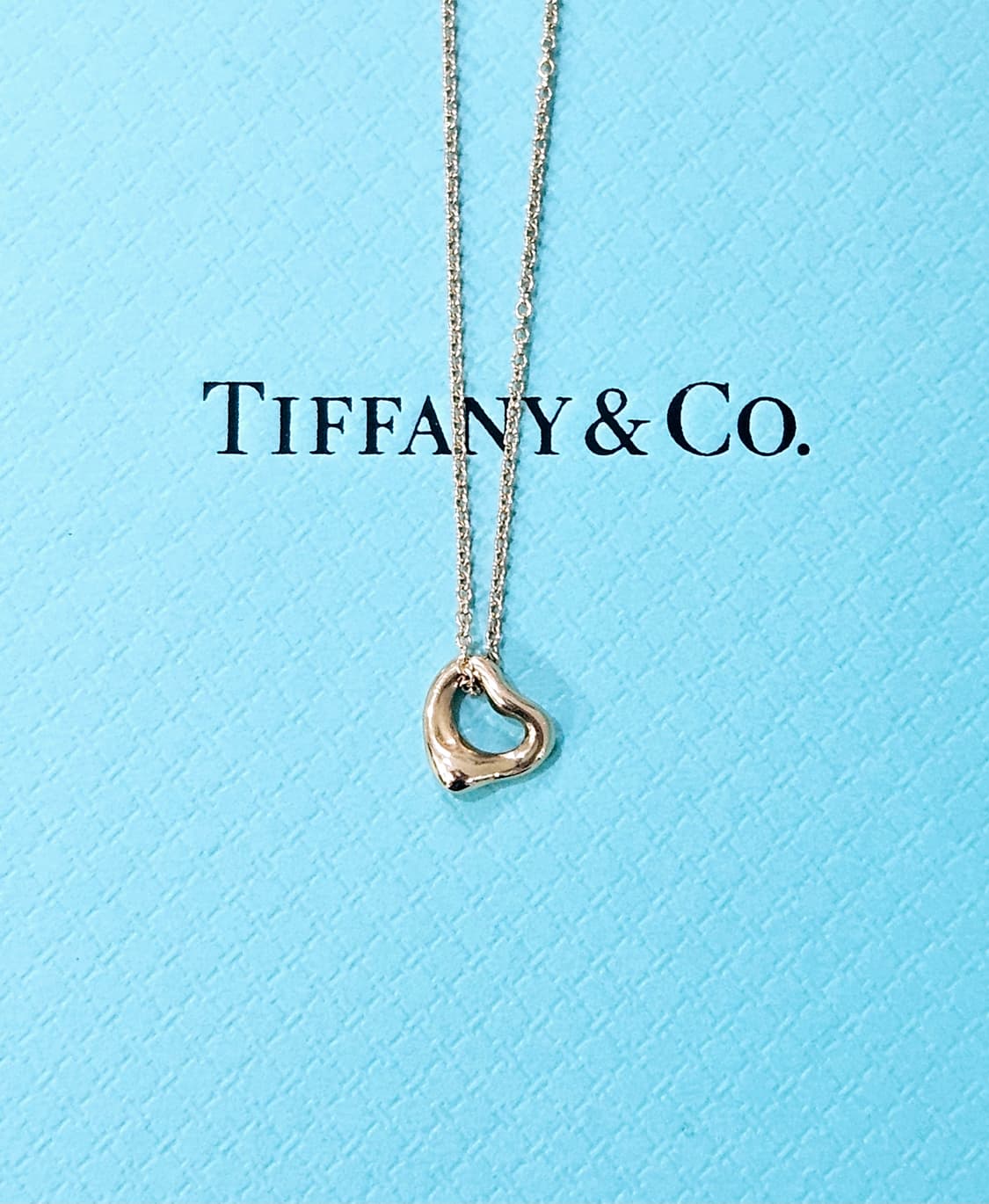 티파니앤코 오픈하트 목걸이 18k 로즈골드 7mm [정품/풀구성] 상품이미지1