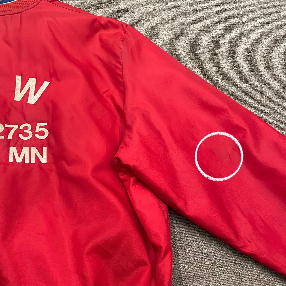 (XL) USA Birdie 나일론 스타디움 바시티 자켓 상품이미지9