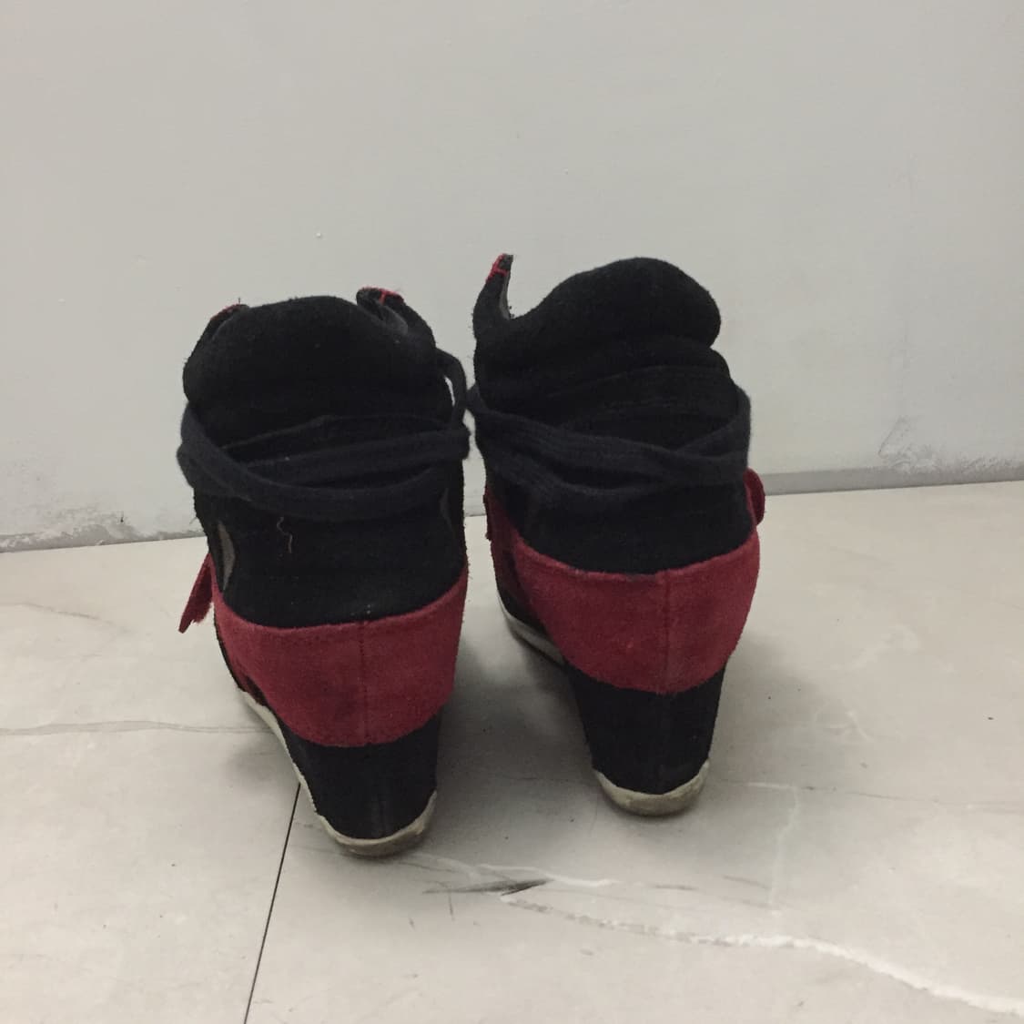 Ash 아쉬 스웨이드 하이탑 웨지 스니커즈 상품이미지4