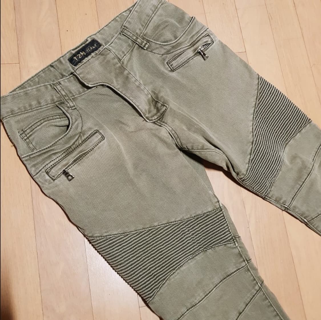 30 /바이크팬츠 /바이커 디자인 스판데님 /토321학/ 상품이미지1