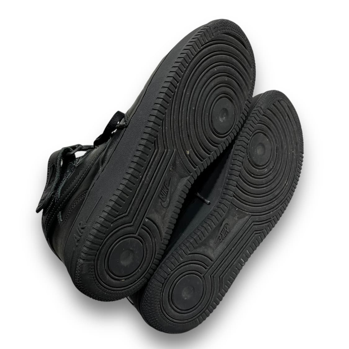 나이키 에어포스 1 미드 트리플 블랙 슈즈 상품이미지8