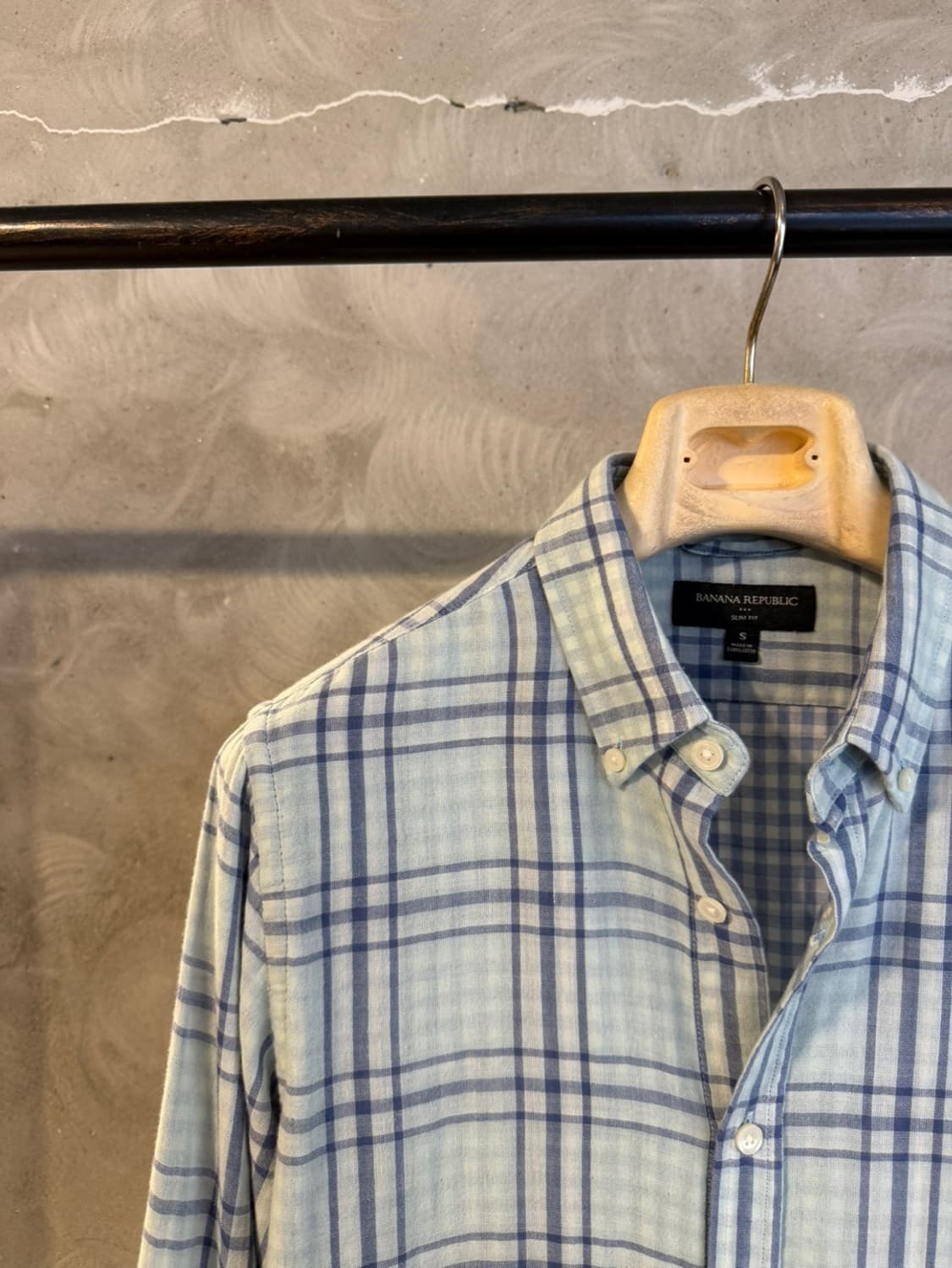 바나나 리퍼블릭 버튼다운 셔츠 슬림100 상품이미지2