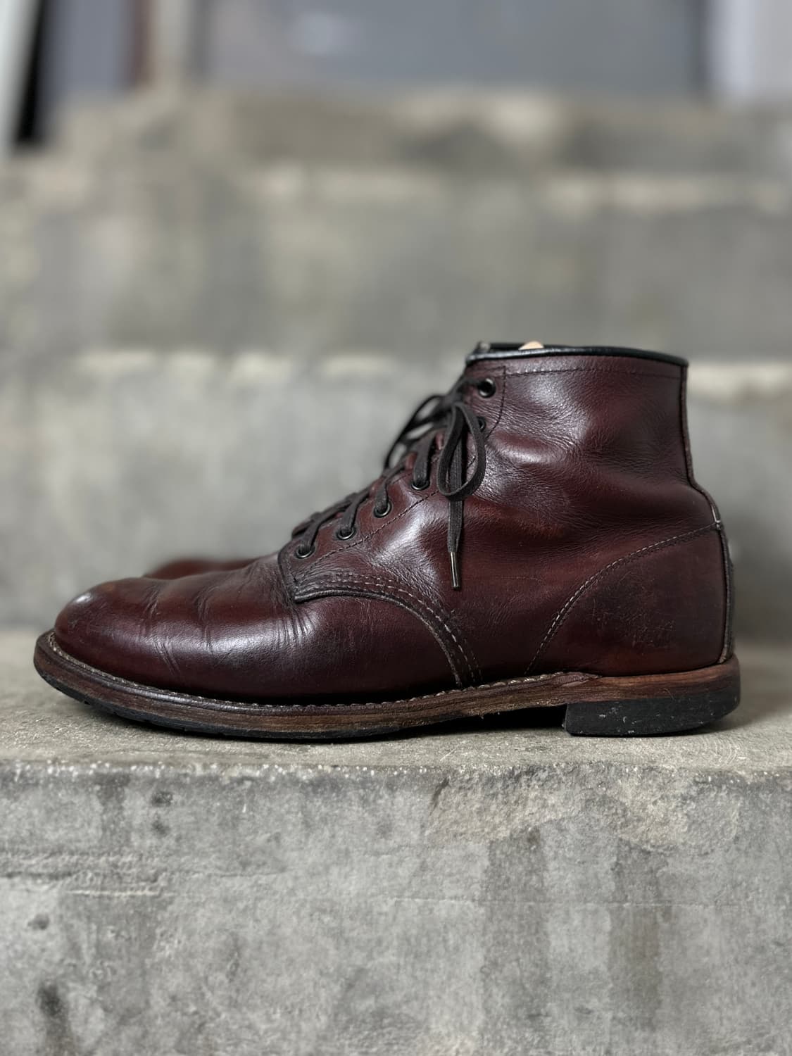 OG USA Made 레드윙 9011 벡맨 구버전 블랙체리 상품이미지5