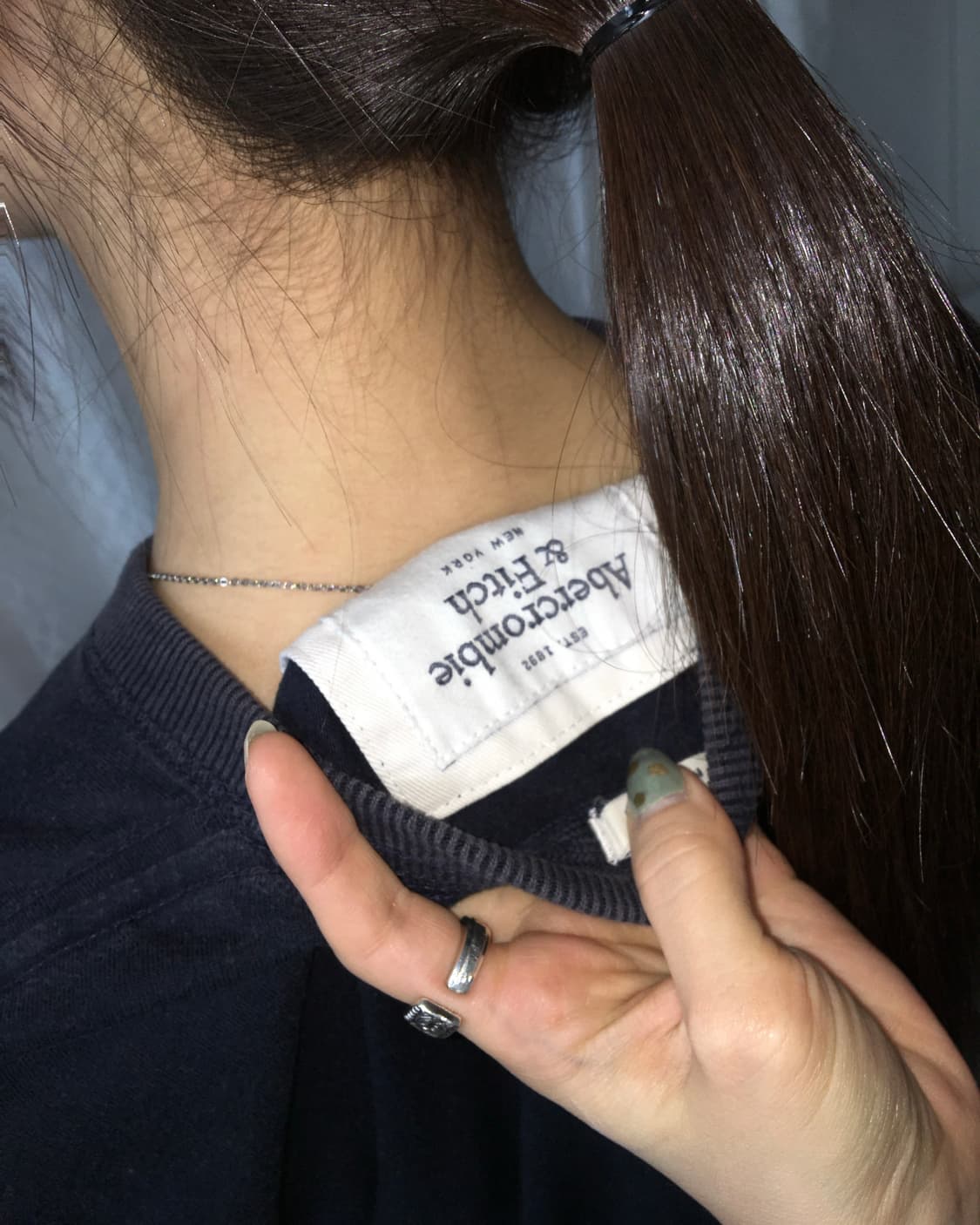 Abercrombie 네이비 티셔츠  상품이미지5