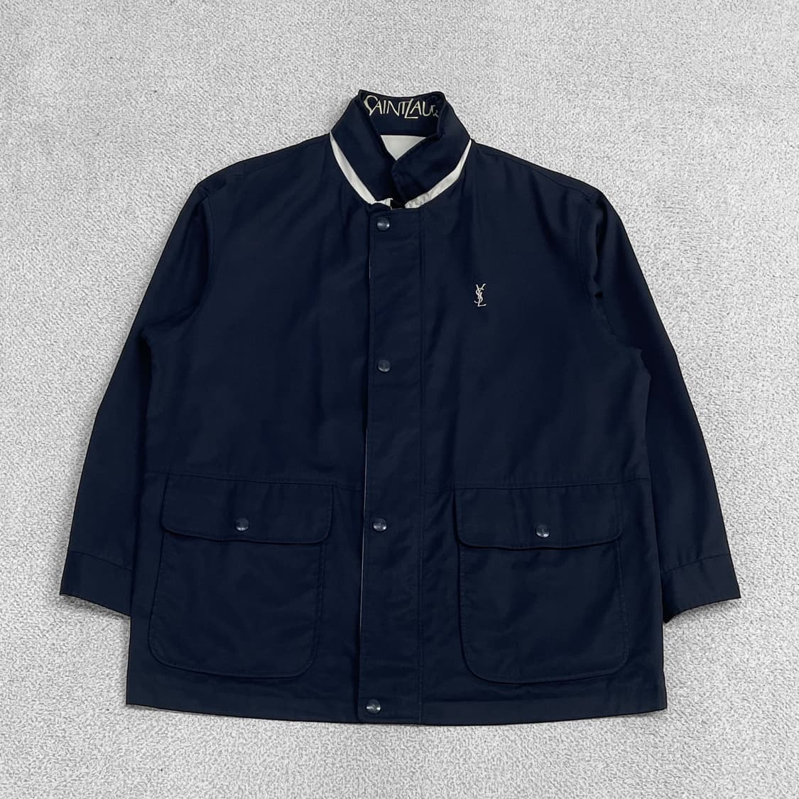 입생로랑 Ysl 로고 리버시블 폴리 자켓 상품이미지1