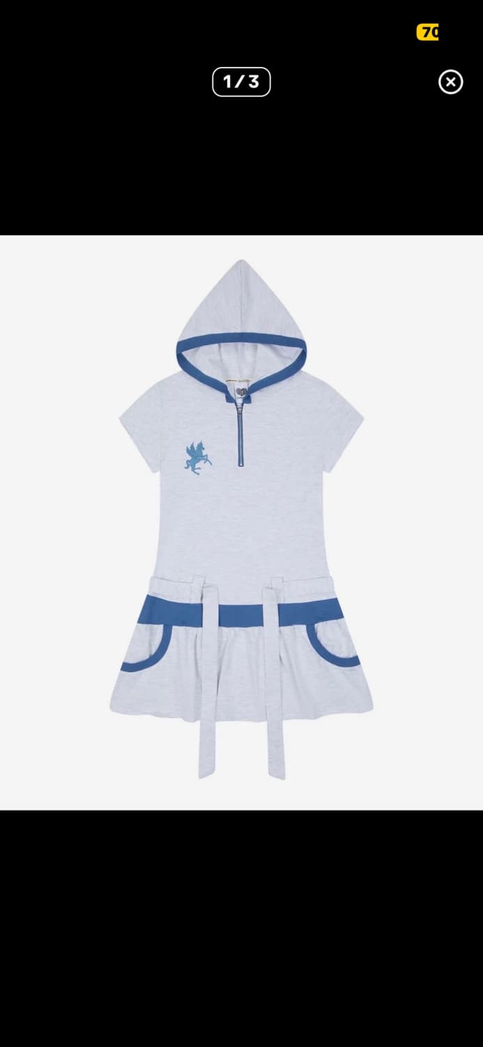 러브이즈트루 sy belt layered dress 후드 원피스 상품이미지1