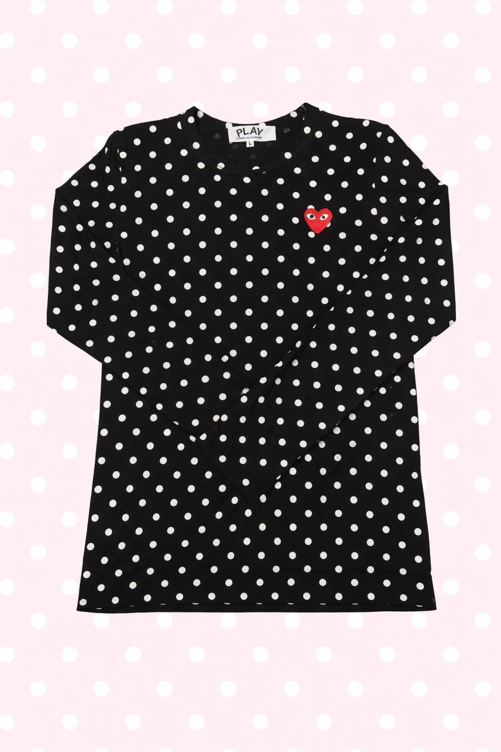 꼼데가르송 도트 롱슬리브 상품이미지1