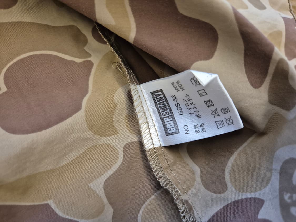 그립스와니 덕카모 나일론 베이스볼 셔츠 상품이미지5