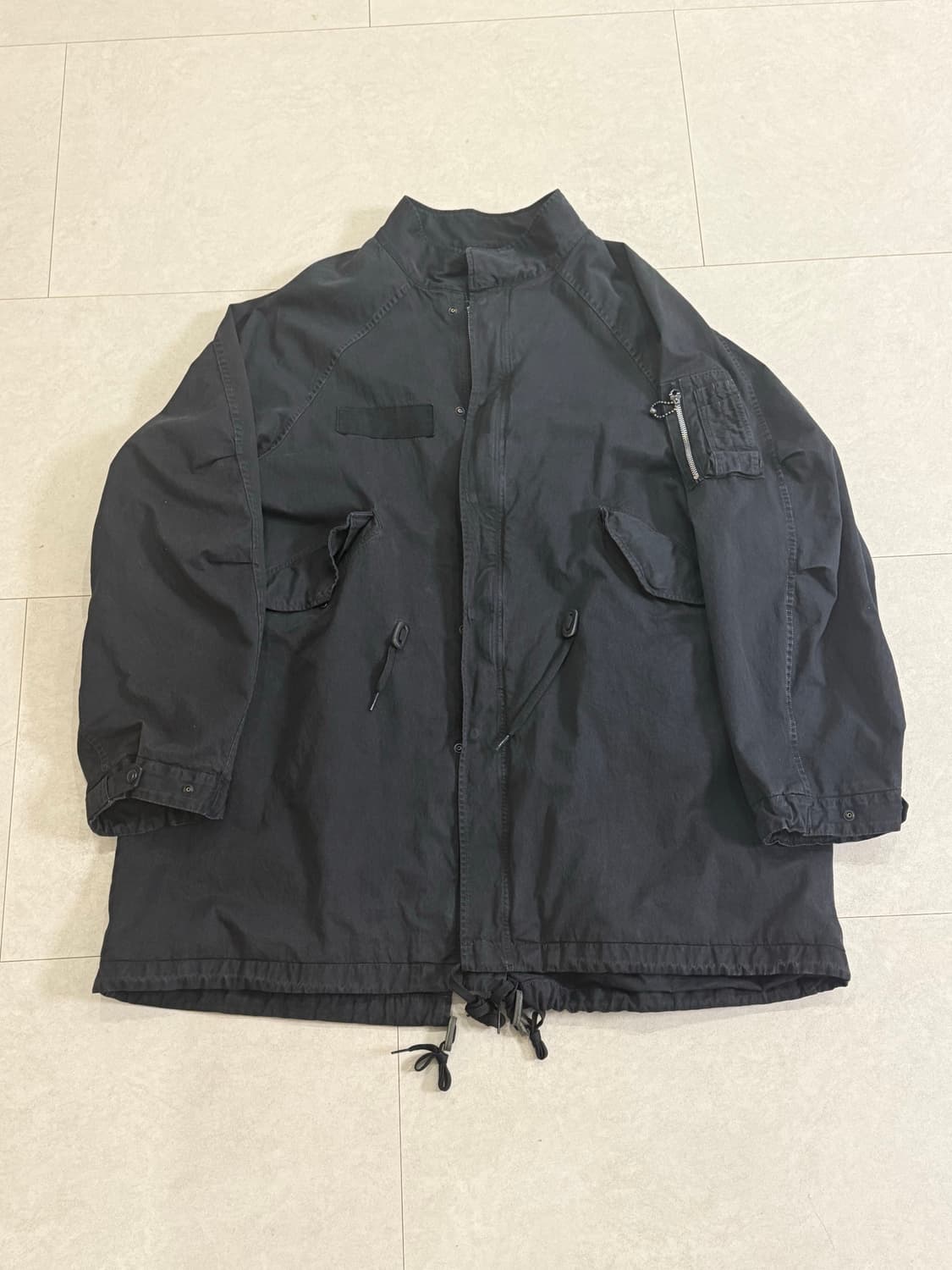 (XL) 블랙아웃 피쉬테일 블랙 상품이미지1