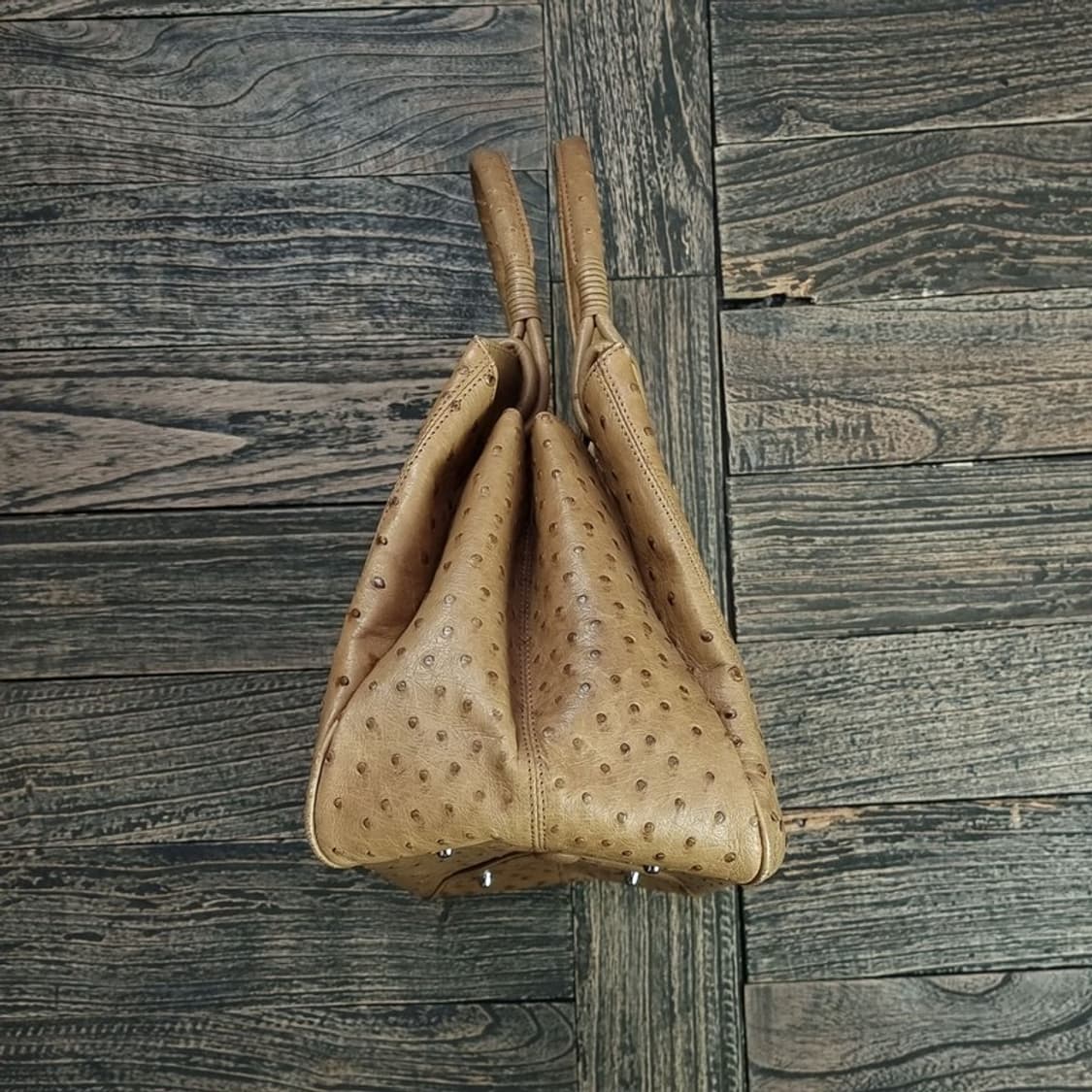 [호미가] 핸드메이드 타조가죽 토트백 타조백 M17455 상품이미지4