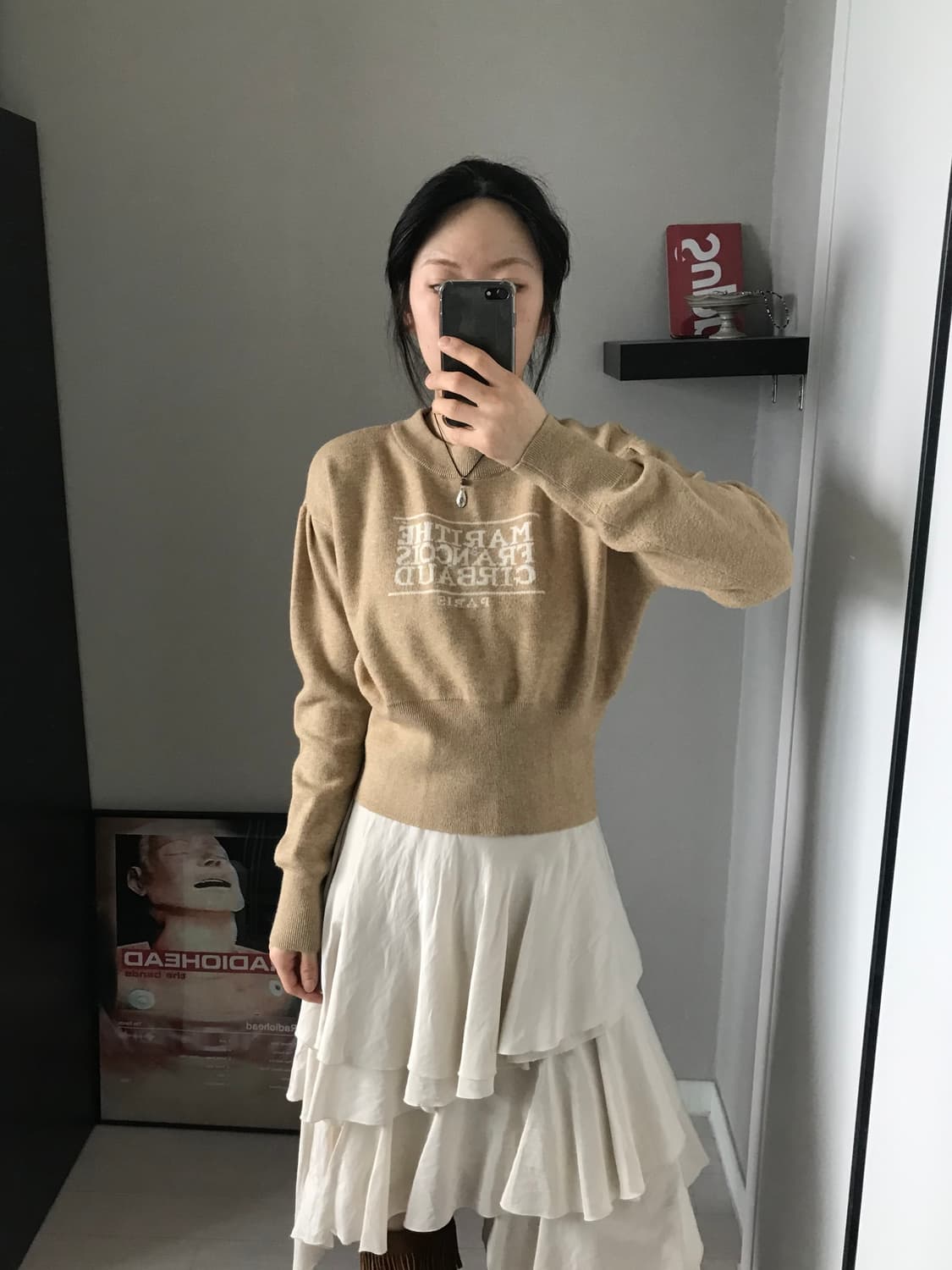 마리떼 프랑소와 저버 중앙로고 니트 상품이미지3