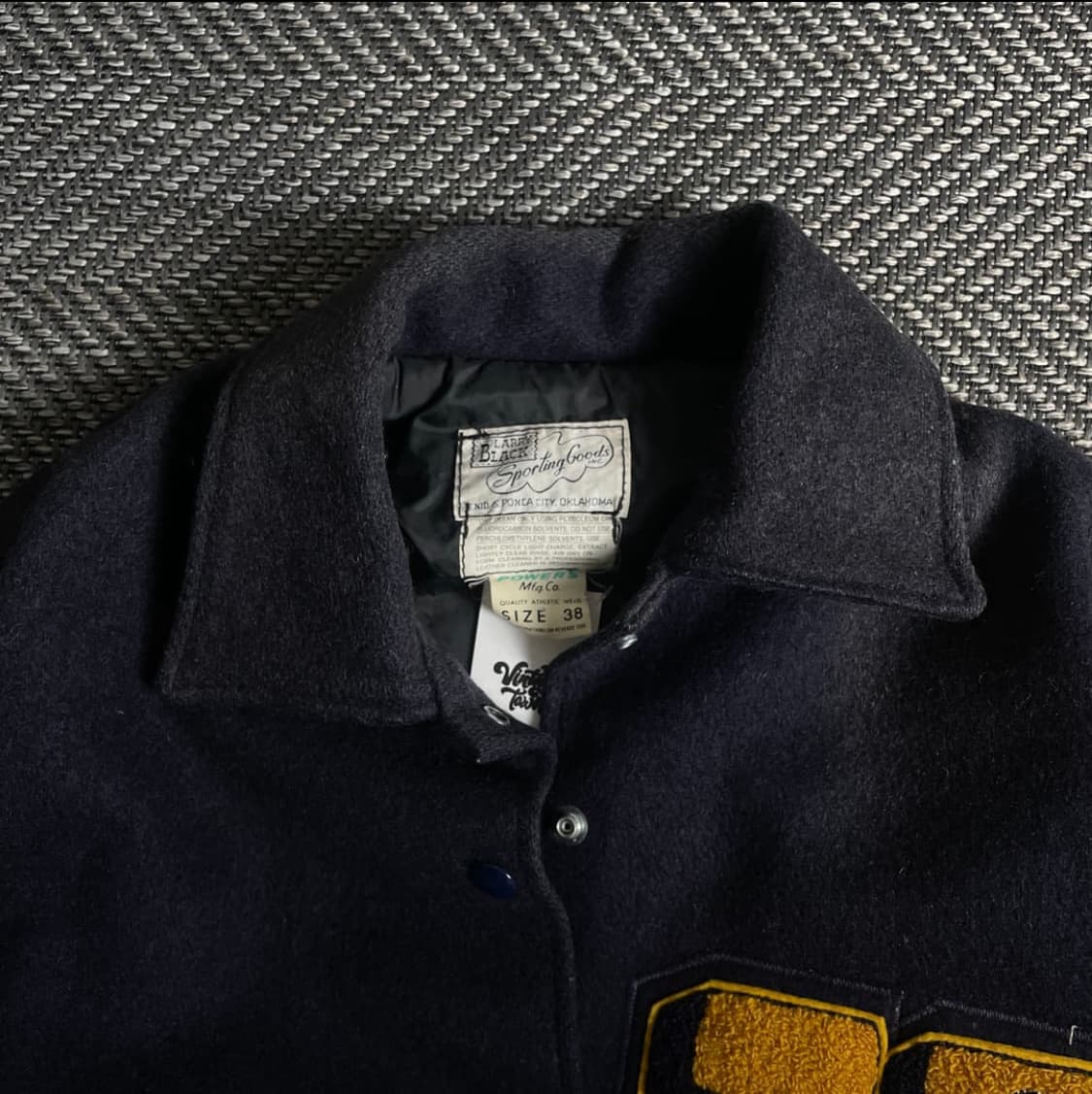 USA 빈티지 아카이브 레더 바시티 자켓o 2916 상품이미지5