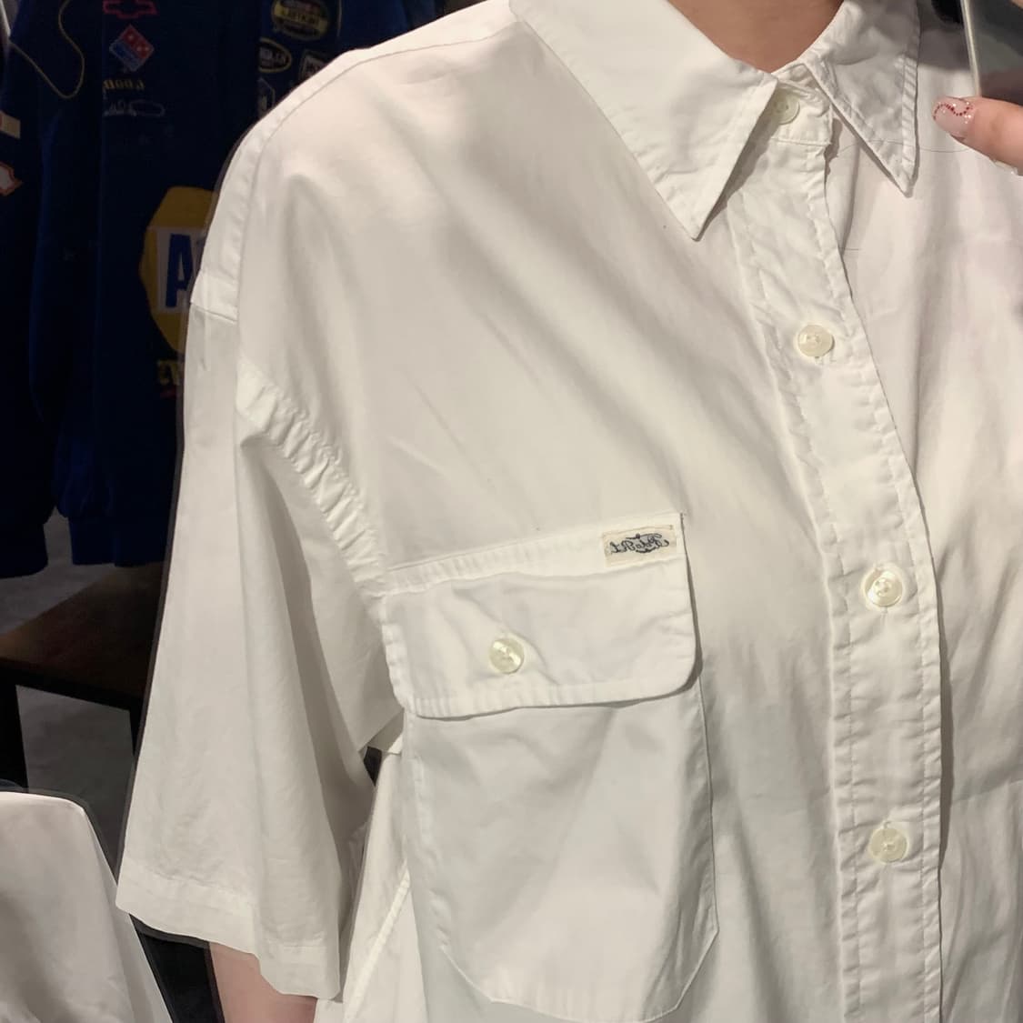 [IM] 폴로 랄프로렌 반팔 투포켓 셔츠 화이트 상품이미지6