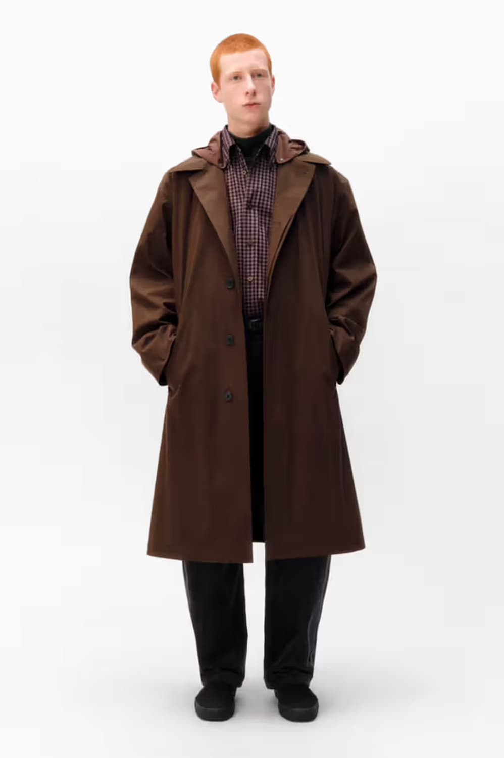 FW24 유니클로 U 오버사이즈 싱글브레스트 코트 상품이미지10