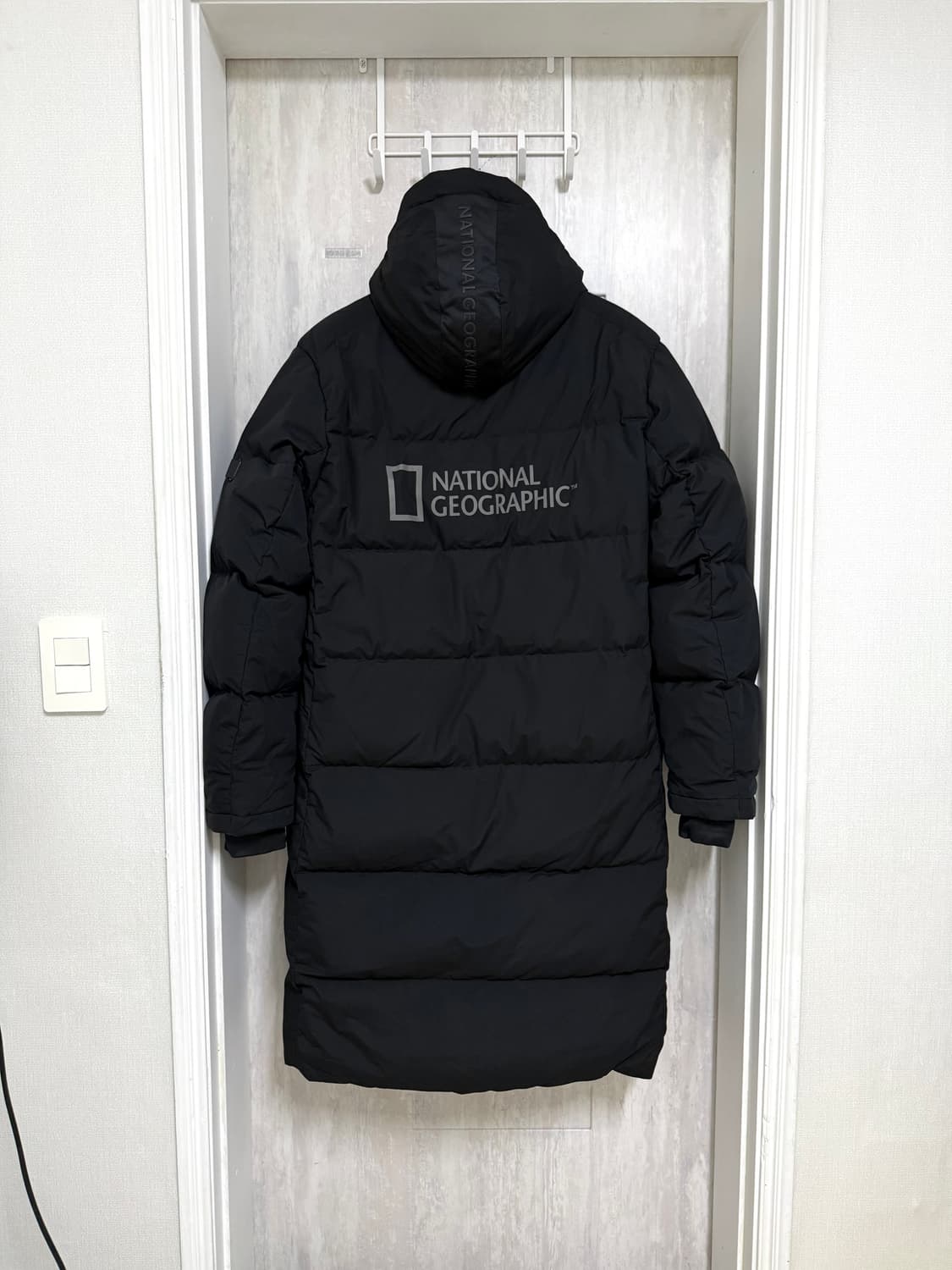 남성 100 / 내셔널지오그래픽 카이만3 롱패딩 블랙 상품이미지8