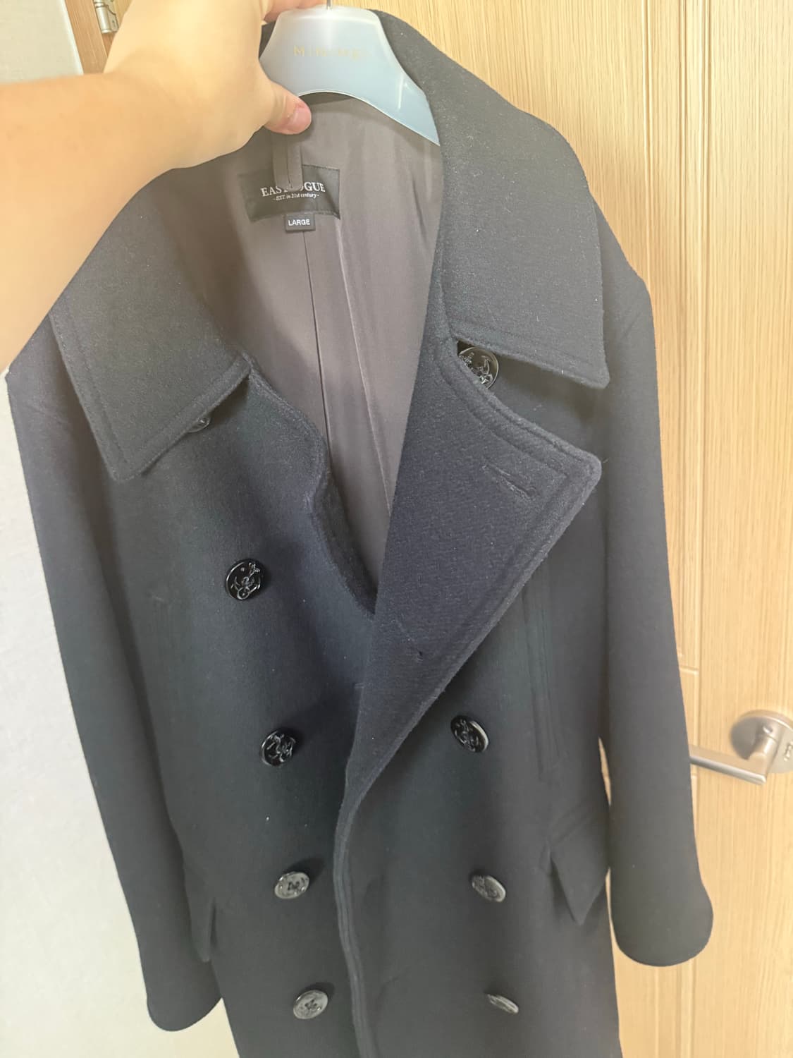 이스트로그 피코트 네이비 L 상품이미지1